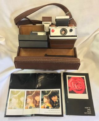 Vintage Polaroid Tan Sx - 70 Land Camera Anb
