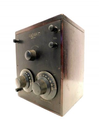 Vintage 1920s Clapp - Eastham Radak R - 4 Old Pre Depression Era Rare Antique Radio