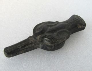 4.  3 " Hongshan Culture Hand - Carved Platypus Carving Meteorite Pendant