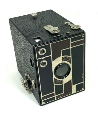 Vintage Kodak Beau Brownie (art - Deco) Box Camera - Ship Immediately - Collectible