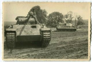 German World Warii Archived Photo Panzer Vi Heavy Tank.