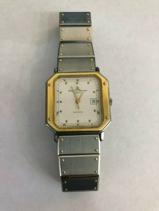 Baume & Mercier Two - Tone Mid - Size Quartz Watch