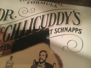 VINTAGE DR.  McGILLICUDDY’S IMPORTED MENTHOL SCHNAPPS MIRROR SIGN 3