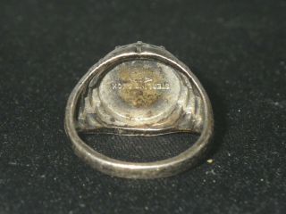 Vintage Sterling Silver & 10K Gold Girl Scout GSA Ring - Clark & Coombs 5