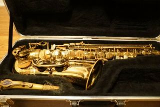 Vintage Selmer As110 Alto Saxophone Playing In Skb Hard Case
