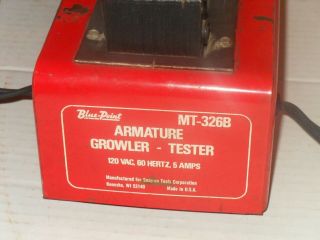 VINTAGE BLUE - POINT (Snap - On CO) Analyzer Growler Armature Tester 4