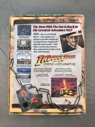 Vintage PC Game - Indiana Jones and the Fate of Atlantis (PC,  1992) CD - ROM 8
