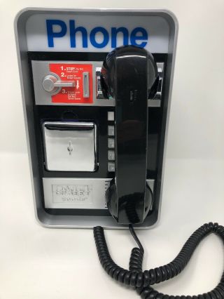 Vintage Style Pay Phone Wall Mount/desk By Street Goods