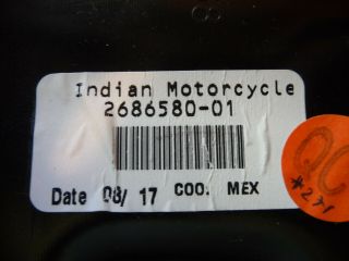 Indian Chief black solo seat no studs Chieftain Roadmaster Springfield Vintage 10
