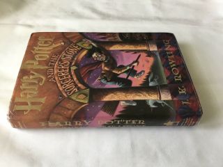 Harry Potter and the Sorcerers Stone.  W/DJ Book 1st Edition First Printing.  Rare 3