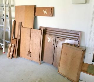 Vintage 50s/60s Cabinets MUTSCHLER NAPPANEE Kitchen/Garage/Workshop - To Restore 11
