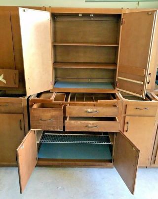 Vintage 50s/60s Cabinets MUTSCHLER NAPPANEE Kitchen/Garage/Workshop - To Restore 4