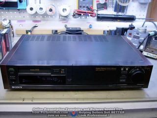 Sony EV - S3000 8mm Hi8 PCM Stereo HiFi Editing VCR RARE - 90 Days 2
