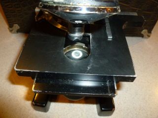 Vintage Microscope Leitz Wetzlar & 6X 10X Lens Germany Case Bundle 4