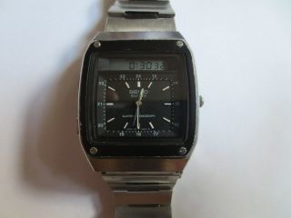 Very Rare Vintage James Bond Seiko H357 - 5040 Lcd Digital Watch - 1980 