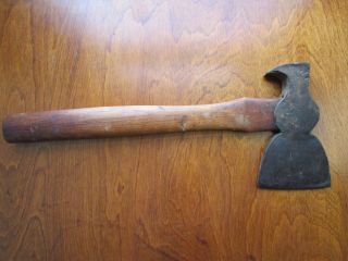 Vintage Carpenter ' s Axe Hatchet Nail Puller Hammer Unmarked 2