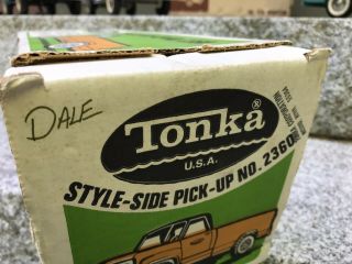 Vintage 1960’s Tonka Style - Side Pick - Up 2360 w/ Box - 10