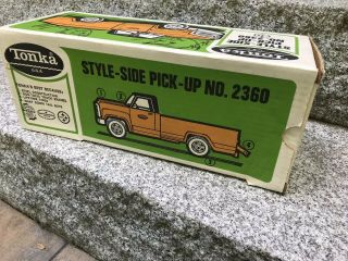 Vintage 1960’s Tonka Style - Side Pick - Up 2360 w/ Box - 9