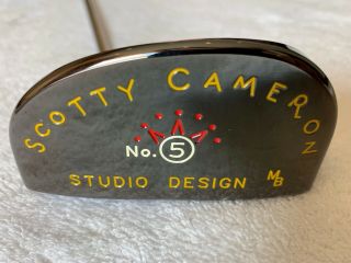 Scotty Cameron Studio Design Mb No.  5 - Rare