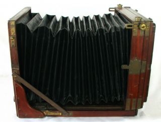 Rare 1890 J H Dallmeyer,  London,  Full Plate Wooden Tailboard Field Camera 2
