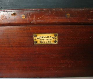 Rare 1890 J H Dallmeyer,  London,  Full Plate Wooden Tailboard Field Camera 5