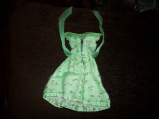 Vintage Barbie Modern Art dress tagged includes orig green spike heels 4