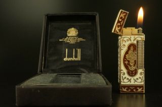 Dunhill Rollagas Lighter - Orings Vintage W/box A26