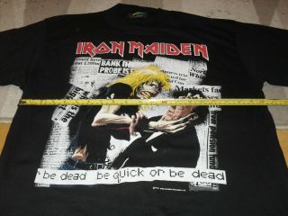 Iron Maiden 1992 longsleeve shirt judas priest motorhead slayer 4