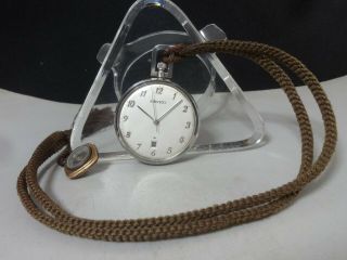 Vintage 1967 Seiko Mechanical Pocket Watch [7622 - 8980] 17j Cal.  7622d Compass