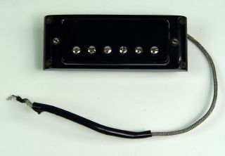 1972 Gibson Sg Special Bridge Pickup Black Mini Humbucker Patent Sticker Vintage