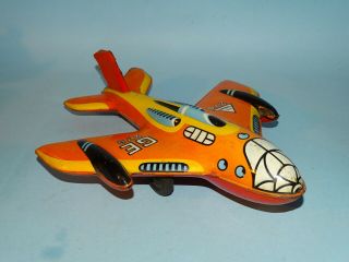 Ge270 Futuristic Aircraft Tin Friction Toy Technofix