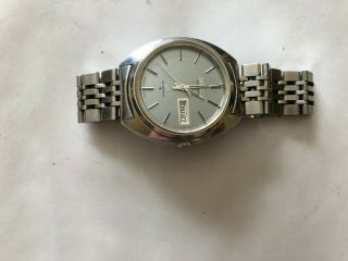 Vintage 1970 ' s SEIKO LM Lordmatic 5606 - 7150 Band Men ' s Watch Day Date 6