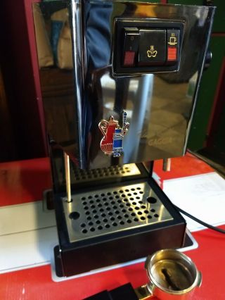 Vintage Gaggia Classic Gold Espresso Machine Multi Angle 20amp 250v Plug 31150