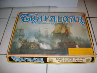 Vintage Board Game Trafalgar Nelson Seabattle Napoleon Rare Set 1970 