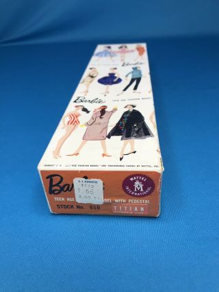 Vintage Barbie Doll 850 Mattel Easter Parade R Titian Bubblecut Box