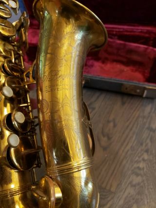 Vintage Martin Committee or Buescher Stencil Reynolds Alto Saxophone 10