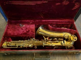 Vintage Martin Committee Or Buescher Stencil Reynolds Alto Saxophone