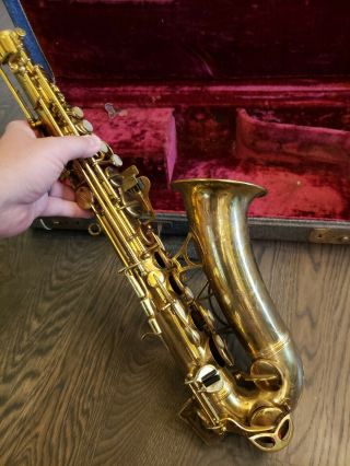 Vintage Martin Committee or Buescher Stencil Reynolds Alto Saxophone 2