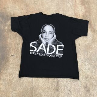 Vintage 2001 Sade Lovers Rock Tour Shirt Xl