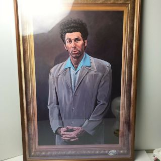 Vintage 1993 Seinfeld The Kramer Poster Professionally Framed 24x36