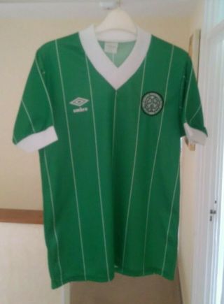 Celtic Football Shirt Vintage Classic 1982 - 83 Medium