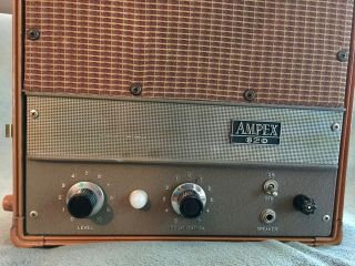 Ampex 620 amplifier - speaker - Vintage 1950 ' s classic suitcase monitor - 6