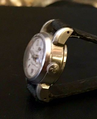 Vintage Ladies Omega Ladymatic Swiss Watch.  Stainless Steel Case.  455 Movement 3