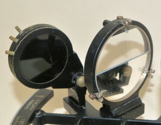 Marine sextant by C.  Plath,  Hamburg in case 3