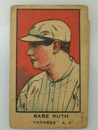 Babe Ruth 1921 W - 551 Vintage Collectible Baseball Card