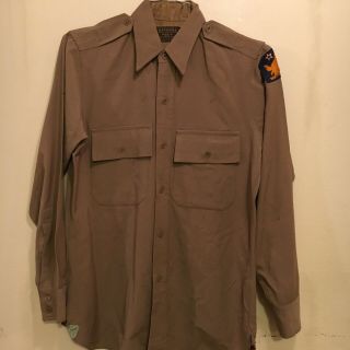 Wwii 2nd Army Air Force Officers Wool Shirt