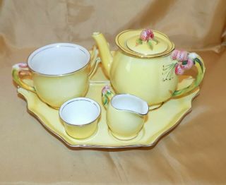 Vintage Royal Winton Grimwades Porcelain Tiger Lily Bachelors Tea Breakfast Set