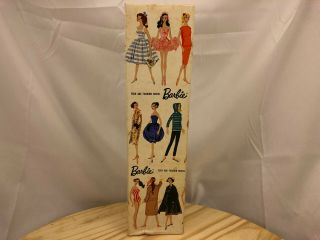 Vintage Barbie Box Only For Brunette Ponytail Stock No 850 Or 4
