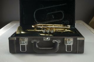 Vintage Yamaha Cornet W/case Professional Union Musician Ycr6330 S Bb