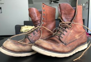 Vtg Red Wing Boots Irish Setter Mens Size 10